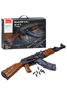 Автомат АК-47 конструктор 1239 деталі SLUBAN M38-B1351 масштаб 1:1