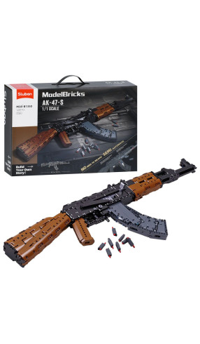 Автомат АК-47 конструктор 1239 деталі SLUBAN M38-B1351 масштаб 1:1