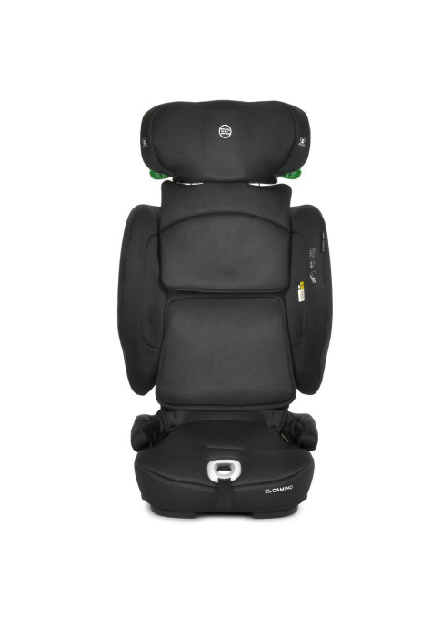 Дитяче автокрісло El Camino i-Pro ME 1234 Black чорне Isofix та Top Tether
