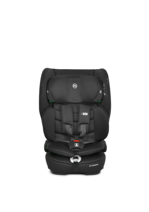 Дитяче автокрісло El Camino i-Pro ME 1234 Black чорне Isofix та Top Tether
