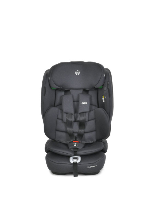 Дитяче автокрісло El Camino i-Pro ME 1234 Gray сіре Isofix та Top Tether